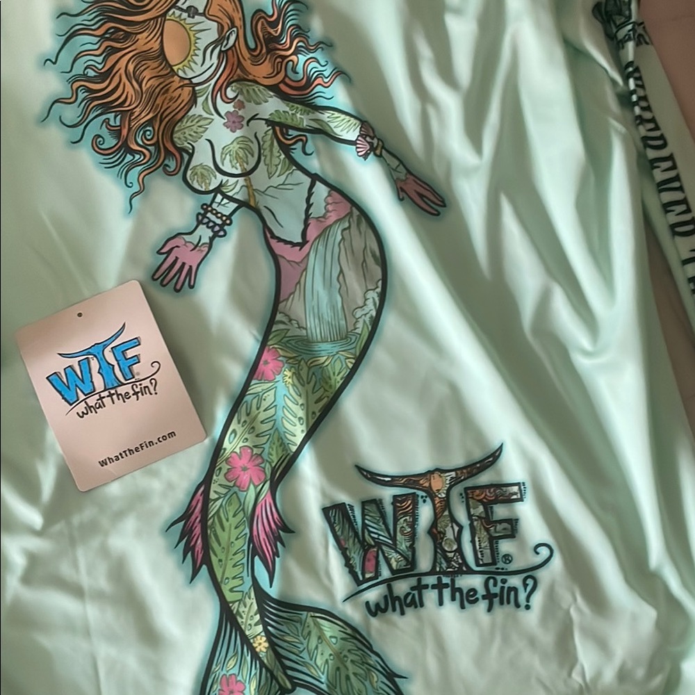 Light Green Mermaid Long Sleeve Tee - Picture 6 of 6
